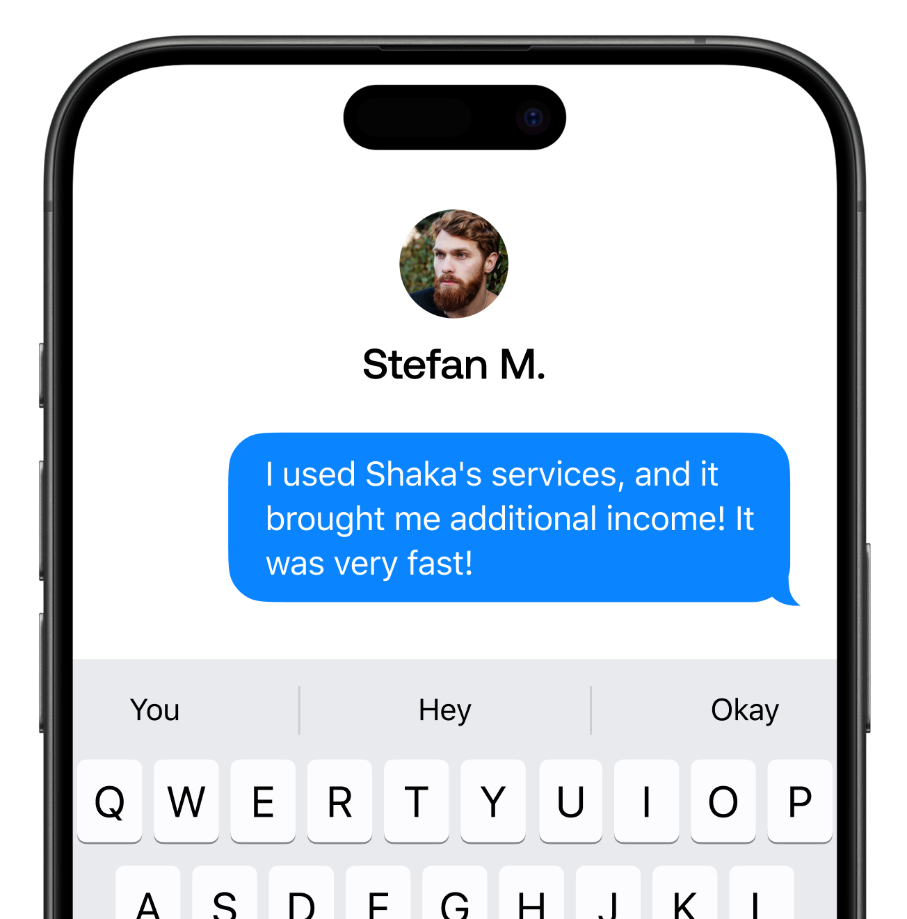 Messages in iPhone 15